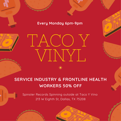 Taco Y Vinyl Mondays