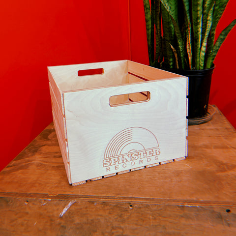 Spinster Records Record Crate