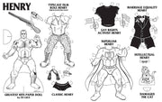 Henry & Glenn Adult Activity & Coloring Book