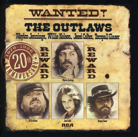 Waylon Jennings, Willie Nelson, Jessi Colter & Tornpall Glaser - Wanted: The Outlaws [CD]