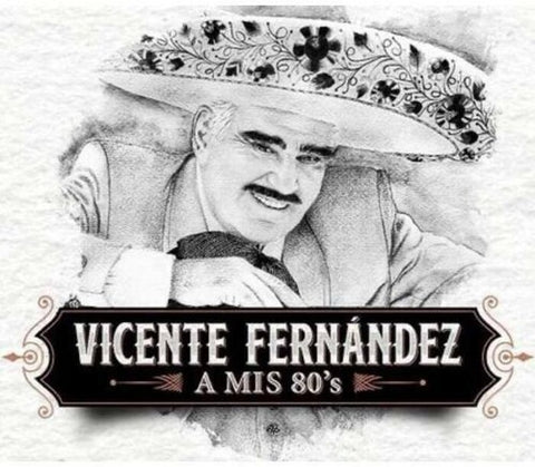 Vicente Fernandez - A Mis 80s [Import] [CD]