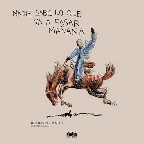 Bad Bunny -  Nadie Sabe Lo Que Va A Pasar Manana (Blue Vinyl)