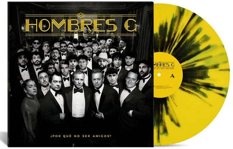 Hombres G - Por Que No Ser Amigos? [YELLOW & BLACK SPLATTER VINYL]