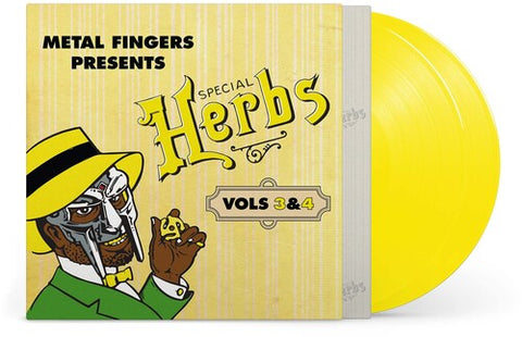 MF Doom - Metal Fingers Presents: Special Herbs Vol. 3 & 4 (Yellow Vinyl)