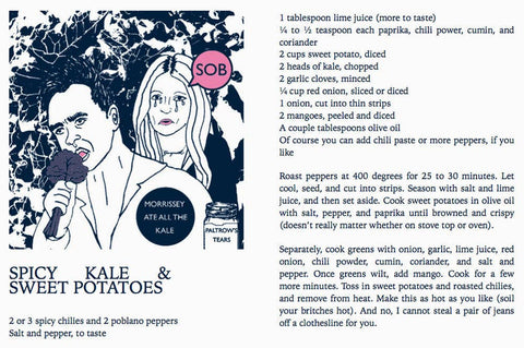 Defensive Eating With Morrissey: Vegan Recipes