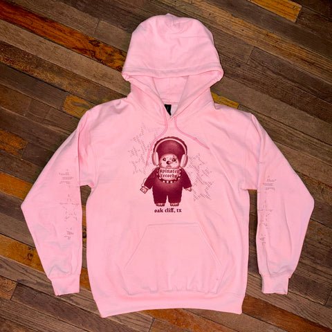 Spinster Records Cozy Pink Muñequito Pullover Hoodie