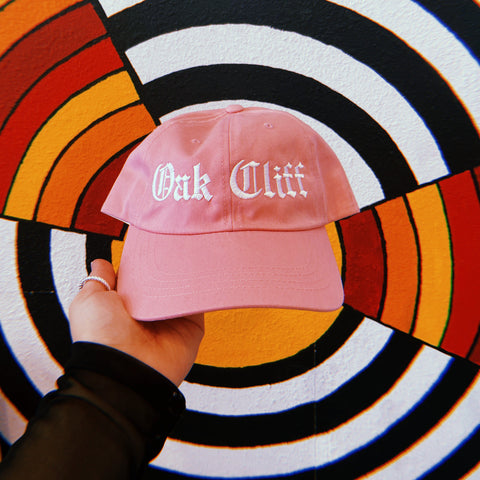 Oak Cliff Dad Hat - Baby Pink
