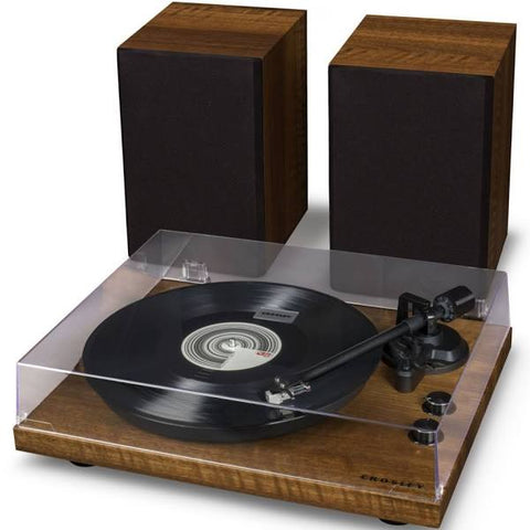 Crosley C62 Record Player and Speakers