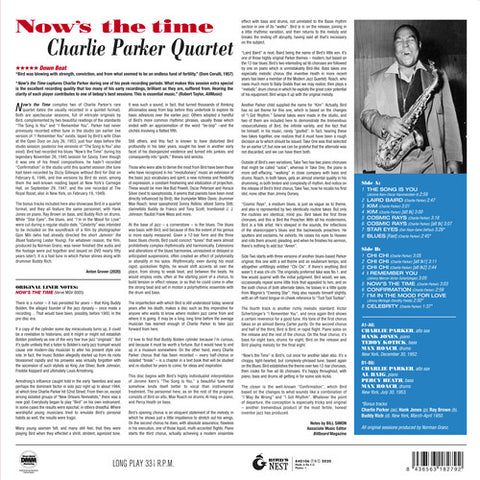 Charlie Parker - Now's The Time [180-Gram Yellow Colored LP With Bonus Tracks] [Import]