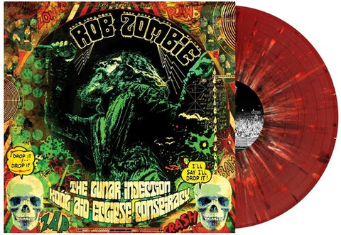 Rob Zombie -  The Lunar Injection Kool Aid Eclipse Conspiracy (Red w/ Black & White Splatter)