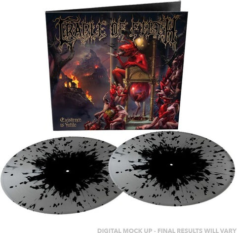 Cradle Of Filth - Existence Is Futile (Silver/ Black Splatter Vinyl)