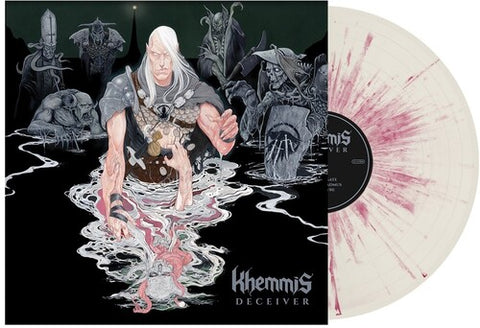 Khemmis - Deceiver (IEX) (Bone with Pink Splatter)