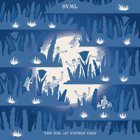 SYML - The Day My Father Died (IEX) Bone Blue Jay (Indie Exclusive, Colored Vinyl, White, Blue, Gatefold LP Jacket)