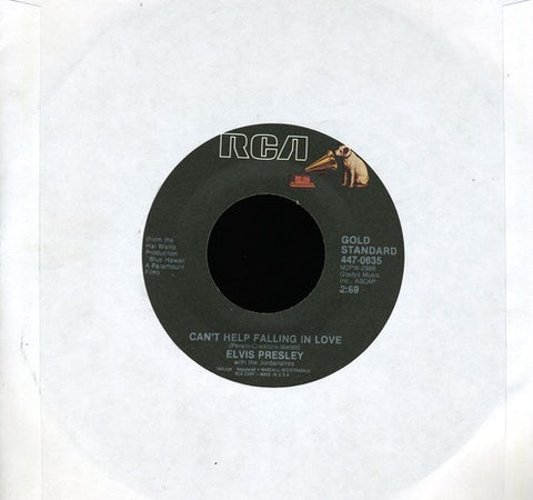 Elvis Presley -  Can't Help Falling in Love 7"