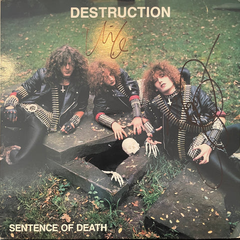 Destruction - Sentence Of Death [AUTOGRAPHED VINTAGE]