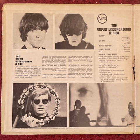 The Velvet Underground & Nico – The Velvet Underground & Nico [VINTAGE VINYL]