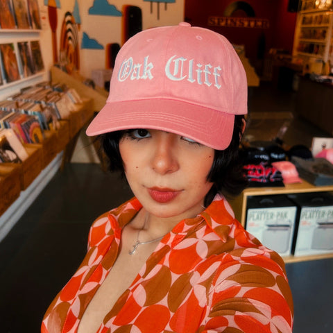 Oak Cliff Dad Hat - Baby Pink