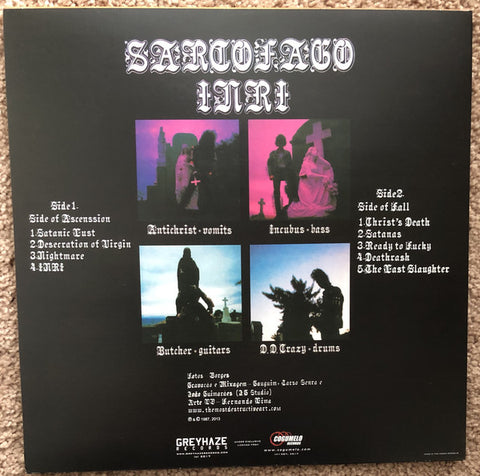 Sarcófago ‎– I.N.R.I. [VINTAGE] – Spinster Records