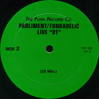 Parliament / Funkadelic ‎– Live "81" [VINTAGE]