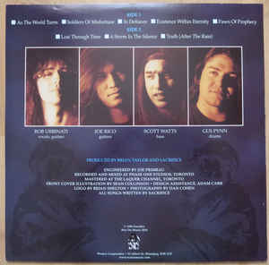 Sacrifice ‎– Soldiers Of Misfortune [VINTAGE]