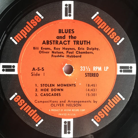 Bill Evans / Roy Haynes / Eric Dolphy / Oliver Nelson / Paul Chambers / Freddie Hubbard – The Blues And The Abstract Truth [VINTAGE VINYL]
