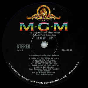 Herbie Hancock ‎– Blow-Up (The Original Sound Track Album) [VINTAGE]