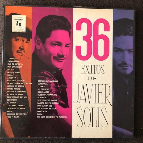 Javier Solis – 36 Exitos De Javier Solis [VINTAGE VINYL]