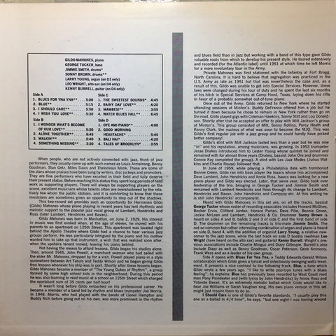 Gildo Mahones - The Great Gildo / Soulful Piano [VINTAGE VINYL]