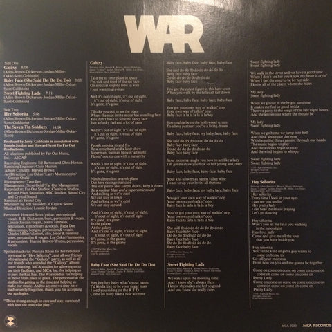 War ‎– Galaxy [VINTAGE]