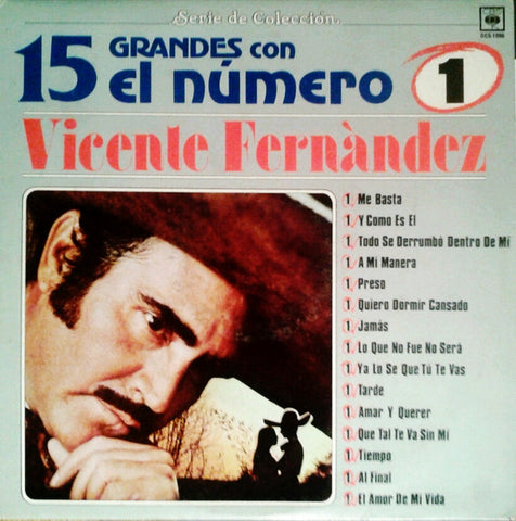 Vicente Fernàndez – 15 Grandes Con El Número 1 [VINTAGE VINYL]