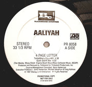 Aaliyah ‎– 4 Page Letter [VINTAGE]