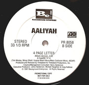 Aaliyah ‎– 4 Page Letter [VINTAGE]
