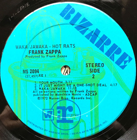 Frank Zappa ‎– Waka / Jawaka - Hot Rats [VINTAGE]