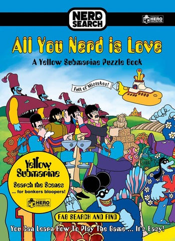 The Beatles Nerd Search: Yellow Submarine (Large Item, Hardcover)