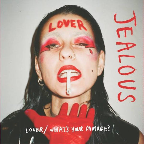 Jealous - Lover + What's Your Damage (lipstick red vinyl)